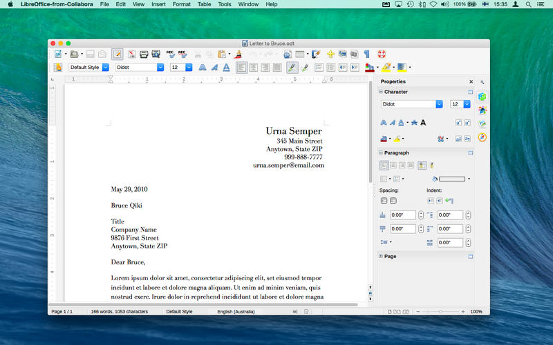 Download libreoffice for mac free
